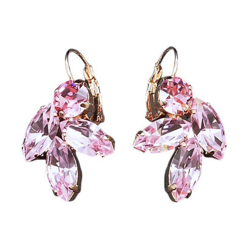 Auskarai "Paradiso Gėlės II" su Swarovski™ kristalais